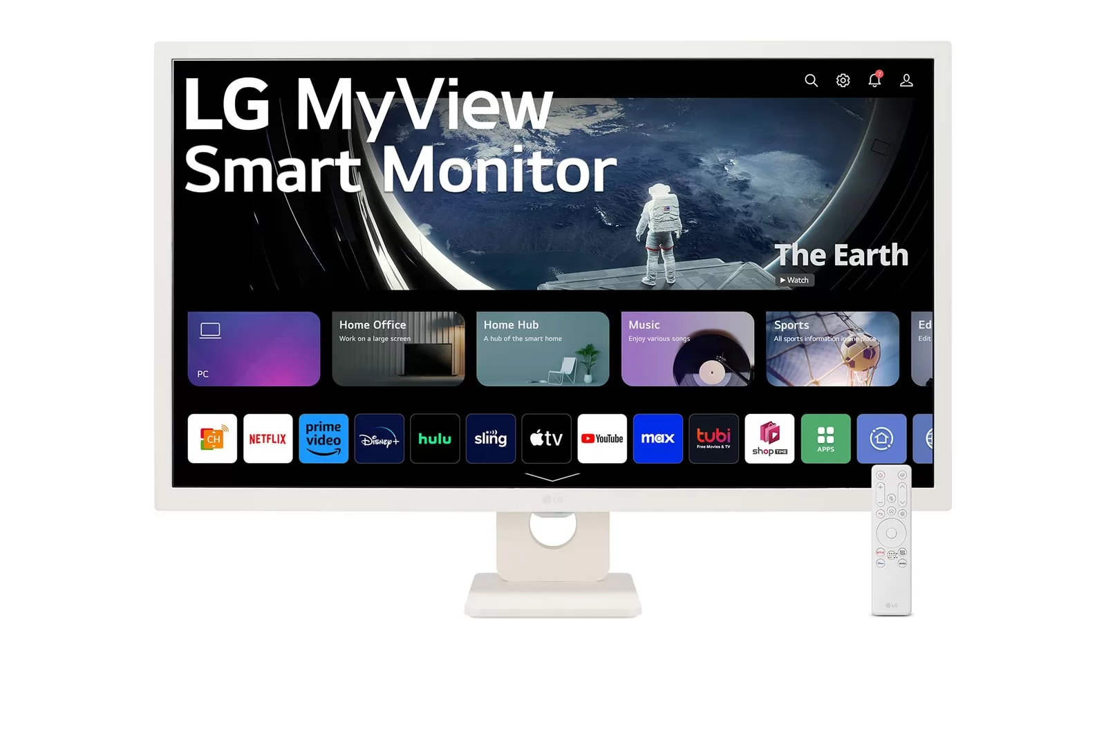 Monitor LED LG Smart 32SR50F-W  31.5