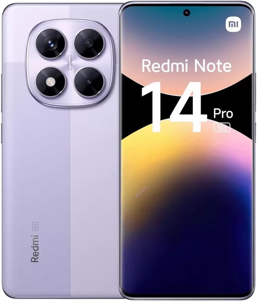 Telefon Mobil Xiaomi Redmi Note 14 Pro 5G  256GB Flash  8GB RAM  Dual SIM  5G  Lavender