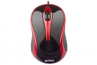 Mouse A4Tech N-350-2 USB Negru+Rosu