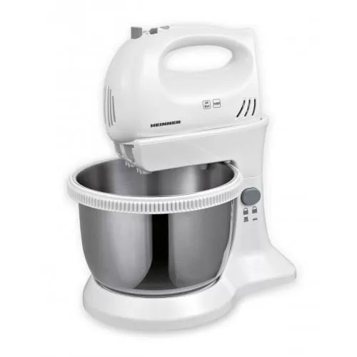 Mixer cu bol Heinner HMBR-300W Alb/Gri