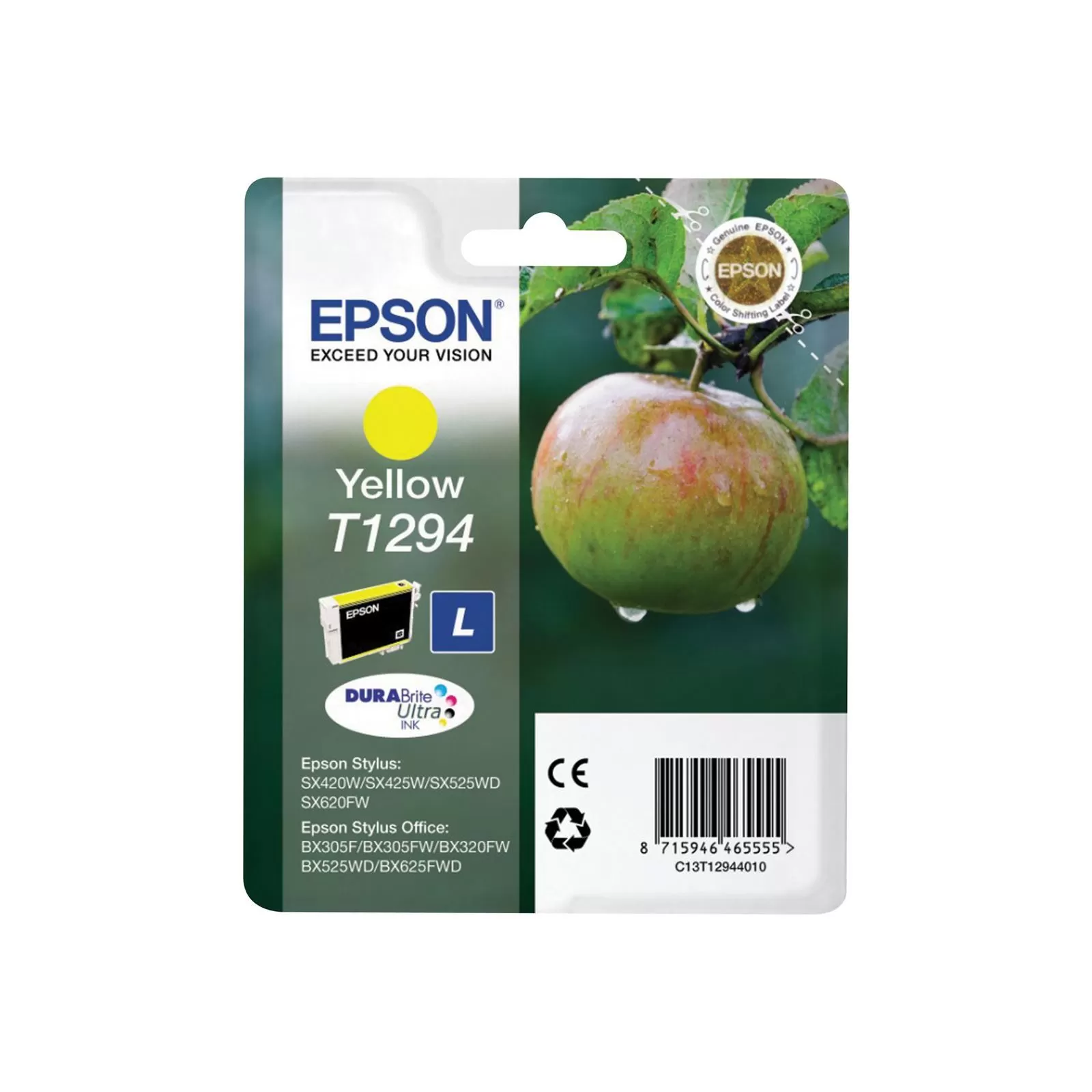 Cartus Inkjet Epson T1294 L 7ml Yellow