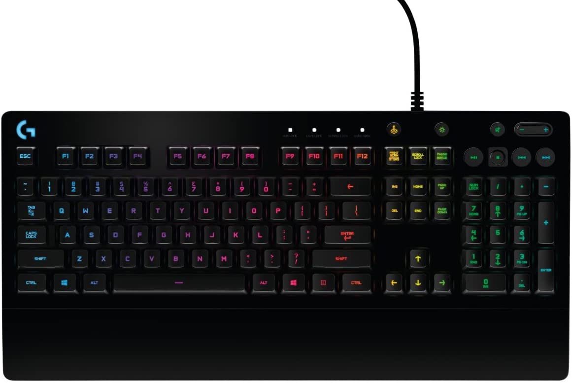 logitech g213 keyboard layout