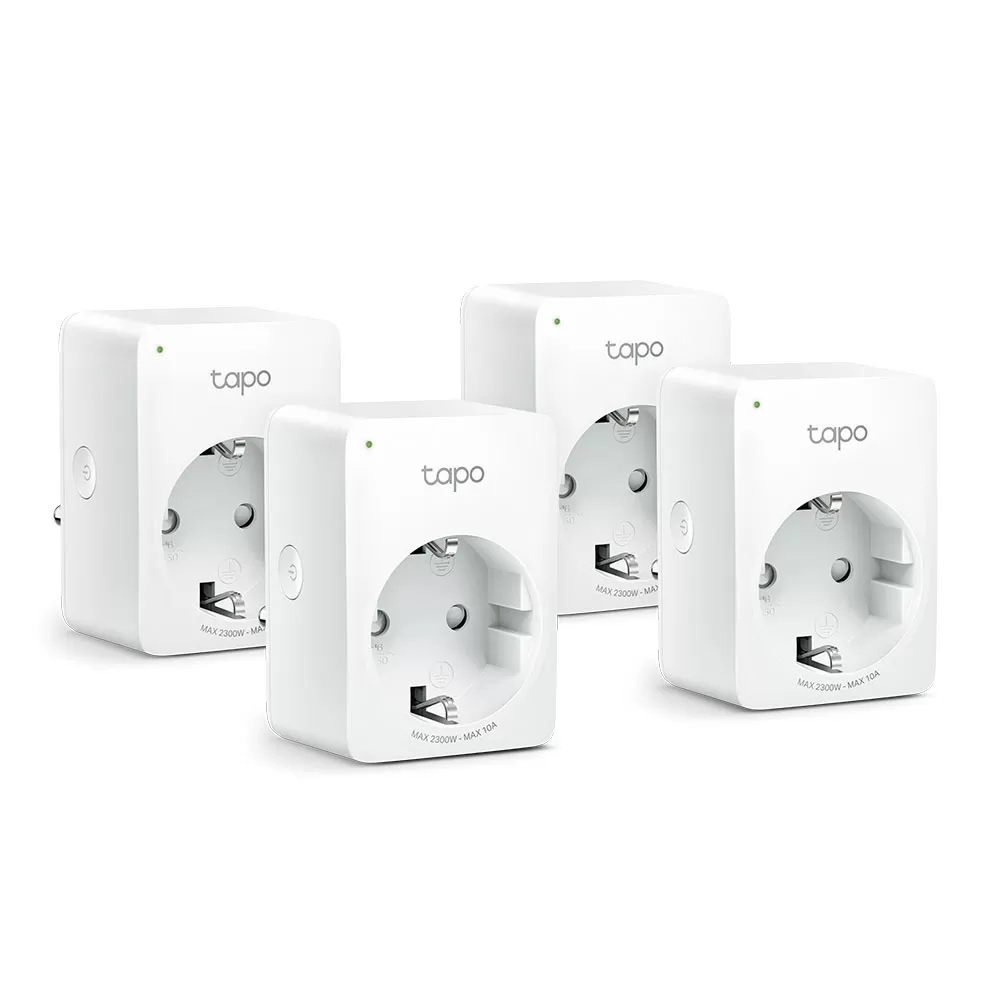 Mini Priza Wi-Fi Inteligenta Tp-Link TAPO P100 WiFi:802.11n 2.4Ghz 4pack