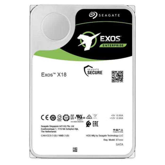 Hard Disk Desktop Seagate Exos X18 SED-FIPS 12TB SAS