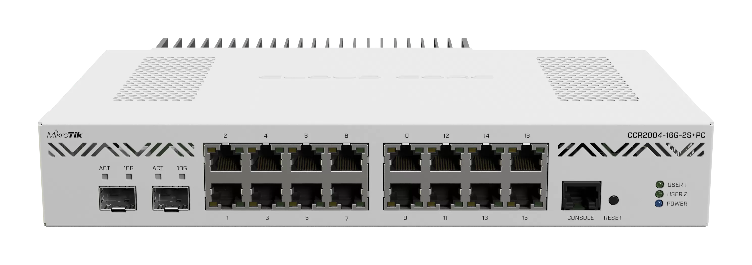 Router Mikrotik CCR2004-16G-2S+PC 16x1000Mbps + 2xSFP+