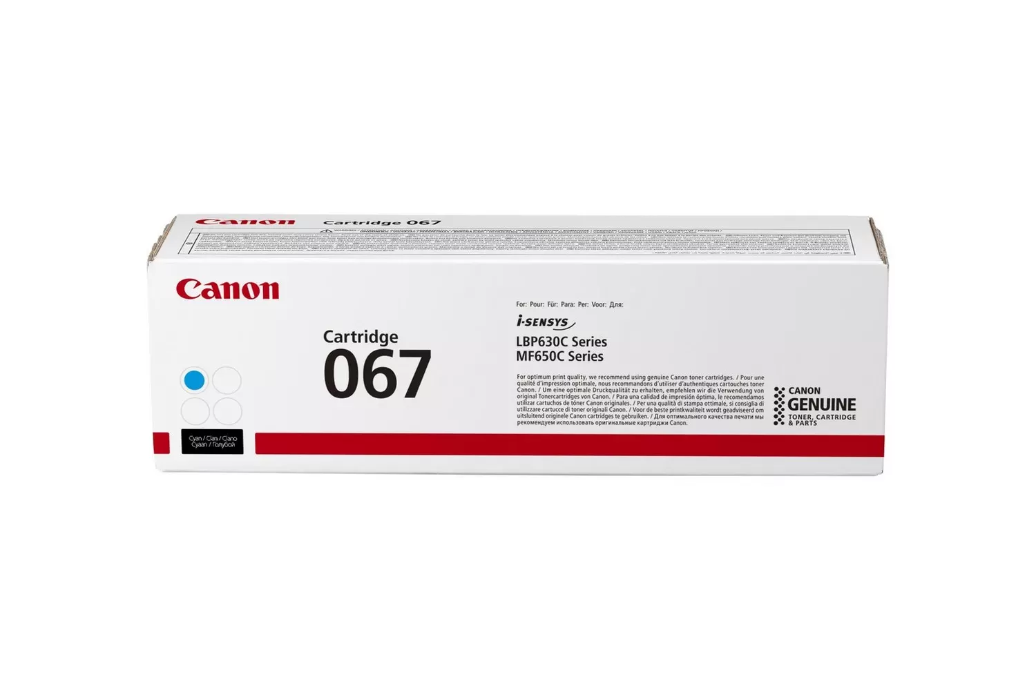 Cartus Toner Canon 067 1250 pagini Cyan