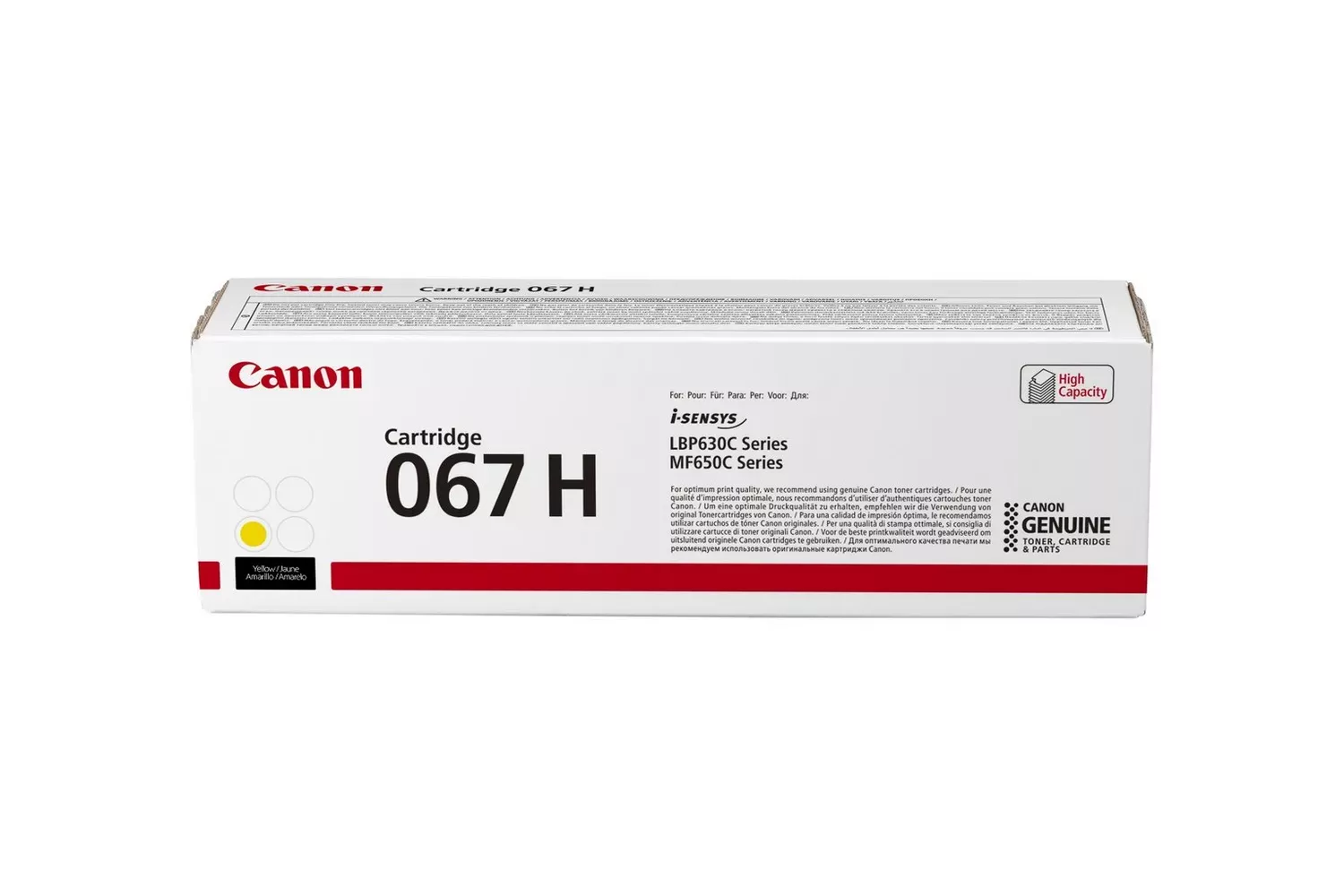 Cartus Toner Canon 067H 2350 pagini Yellow