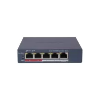 Switch Hikvision DS-3E1105P-EI/M, cu management, cu PoE, 5x100Mbps (4xPoE)