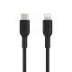 Cablu de date Belkin USB-C la Lightning, 1m, Negru