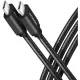 Cablu Axagon BUCM2-CM10AB, USB-C la USB-C, 1m, 5A, Matisat, Black