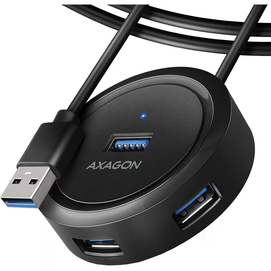 Hub USB Axagon HUE-P1AL USB-A 4x USB 3.2 Gen1