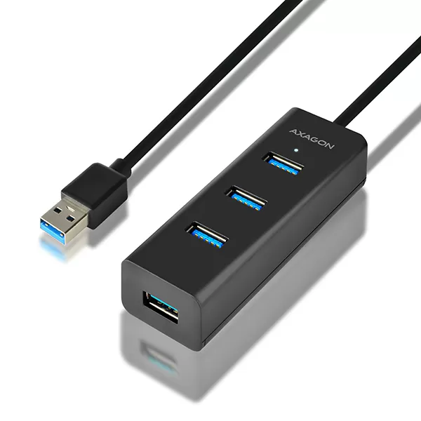 Hub USB Axagon HUE-S2BL USB-A 4x USB-A