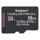Card de memorie Kingston Industrial, 16GB, Micro SDHC, UHS-I, U3, V30, A1