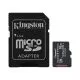 Card de memorie Kingston Industrial, 16GB, Micro SDHC, UHS-I, U3, V30, A1 + Adaptor SD