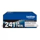 Pachet 2 Cartuse Toner Brother TN-241BK Twin, 2 x 2500 pagini, Black