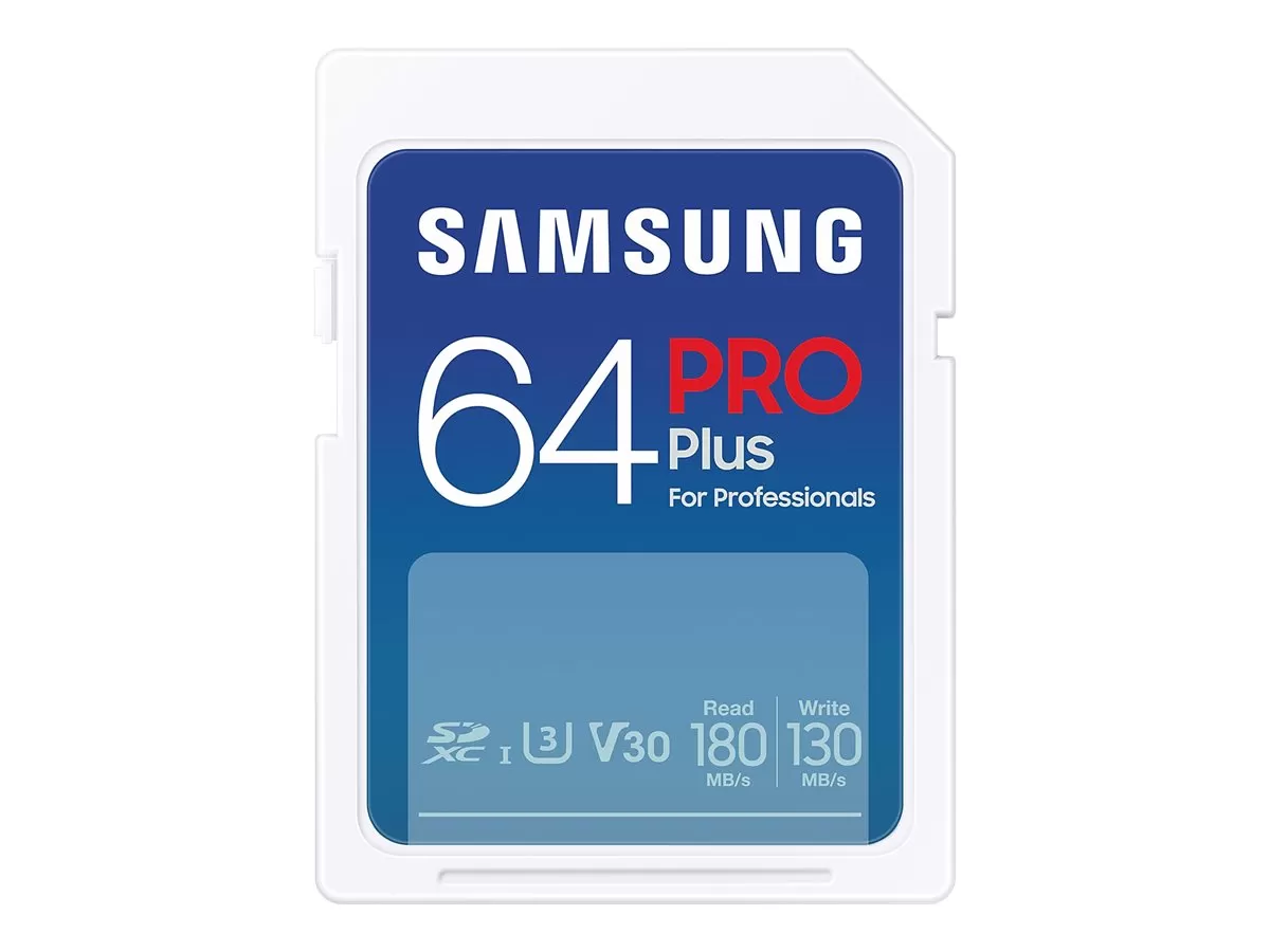 Card de memorie Samsung 64GB SDXC Pro Plus Clasa 10