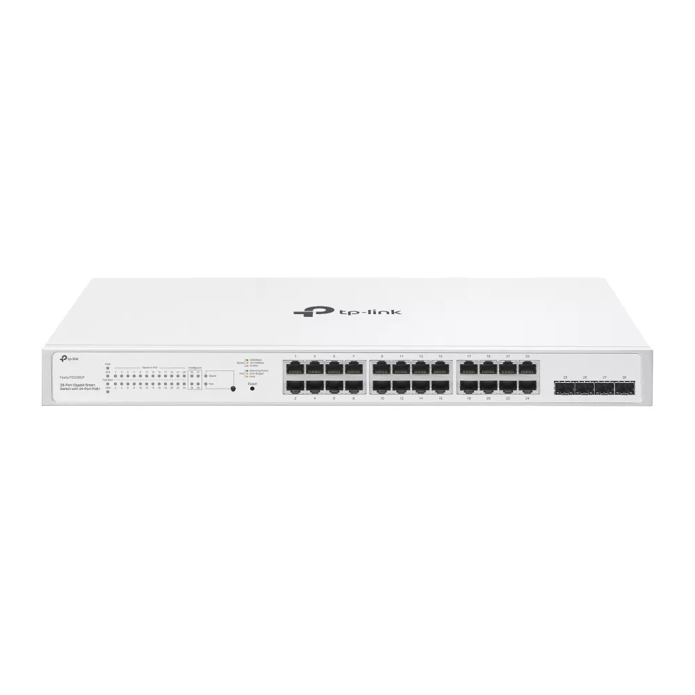 Switch TP-Link Festa FS328GP cu management cu PoE 24x1000Mbps + 4xSFP