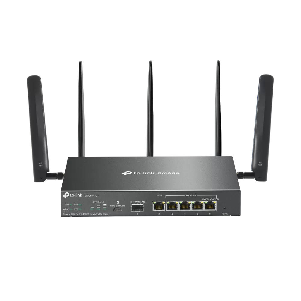 Router Tp-Link Omada ER706W-4G AX3000 WiFi6 4G