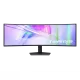 Monitor QLED Samsung ViewFinity S9 LS49C950UAUXEN, 49", Curbat, DQHD, 120Hz, 5ms, Black