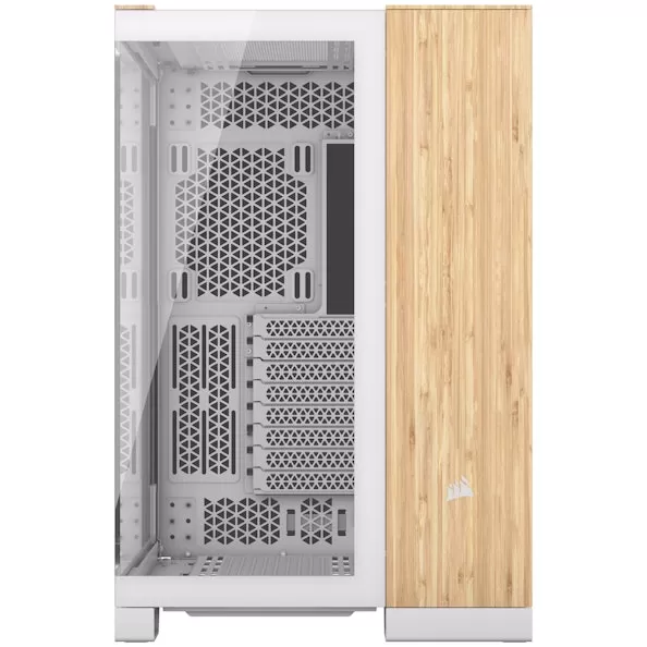 Carcasa PC Corsair 6500X White/Bamboo Wood