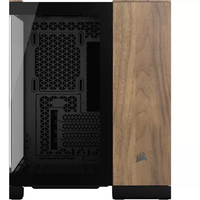 Carcasa PC Corsair 2500X Black/Walnut Wood