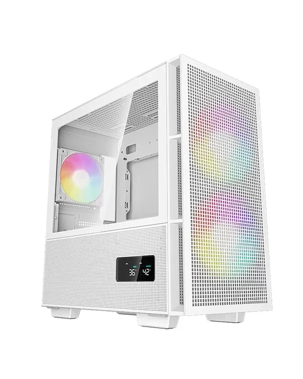 Carcasa PC DeepCool CH360 DIGITAL WH White